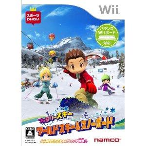 【送料無料】【中古】Wii ファミリースキー ワールドスキー&amp;スノーボード ソフト