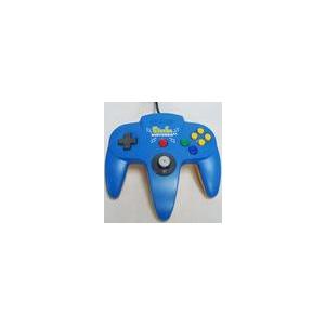 【送料無料】【中古】N64 任天堂64 コントローラーBros.ピカチュウ N64コントローラ ブル...