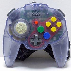 【送料無料】【中古】N64 任天堂64 ホリパッドミニ64 スウィートパープル コントローラー クリ...