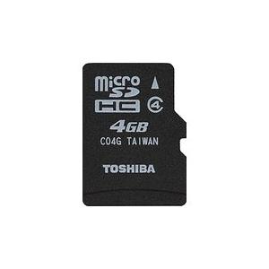 送料無料】【中古】TOSHIBA microSDHCカード 4GB Class4 SD-MK004G
