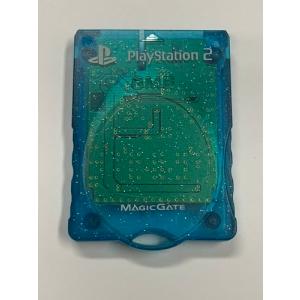 【送料無料】【中古】PS2 プレイステーション2 PlayStation2専用 MEMORY CARD スパークリングブルー メモリーカード MAGIC GATE｜kaitoriheroes