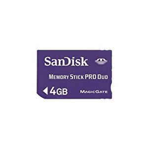 PSP サンディスク メモリースティック PROデュオ 4GB 本体