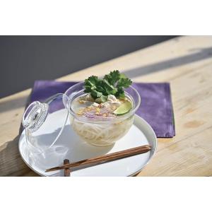 ハリオ 丼鉢 ガラスの丼鉢 GXD-600 HARIO 耐熱ガラス 電子レンジ対応 食洗機対応 日本製 おしゃれ どんぶり ボウル  ラーメン うどん サラダ 透明 清潔 600ml｜つなやか日和