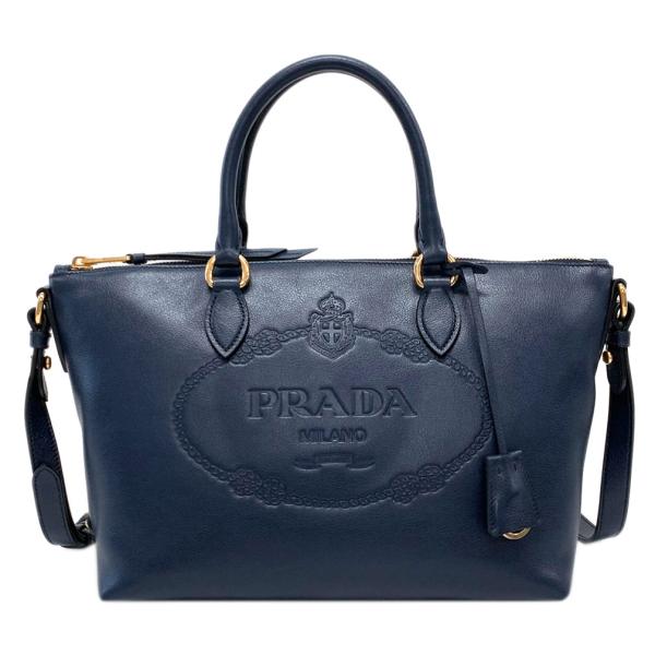 プラダ バッグ 1BA104 PRADA 2WAY ハンドバッグ ストラップ付き GLACE&apos;CAL...