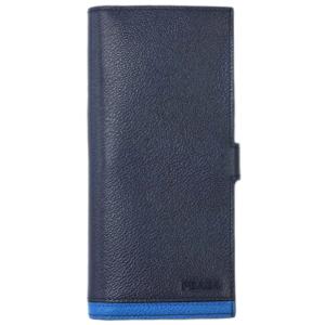 プラダ 財布 2mv015 Prada メンズ ゴヤール 長財布 札入れ マチ付き 小銭入れなし 札入れ プラダ Vit Micro Grain Baltico Marea カーフネイビー ブルー アウトレット 2mv015vmg Balm 買付道 Jjブランド専科 納得できる割引返品ok の 大好評 の
