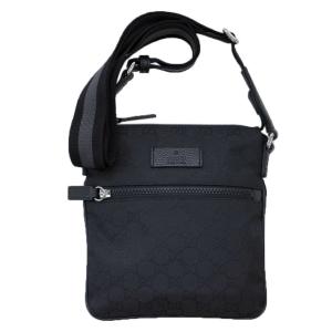 グッチ バッグ 449183-8615 GUCCI ミニショルダーバッグ GGナイロン ブラック ウェビング アウトレット 新品｜kaitsukedoh