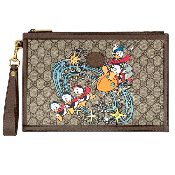 グッチ バッグ 647925-8679 GUCCIxDISNEY クラッチ ドナルドダック GGスプ...