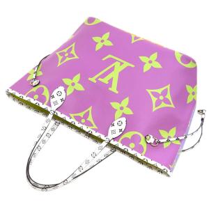 大好評セール 人気驚きの値段 ルイヴィトン バッグ M445 Vuitton Louis H M Vuitton ヴィトン モノグラム ジャイアント Lv ヴィトン トートバッグ ポーチ付き ネヴァーフルmm ピンク ライラック