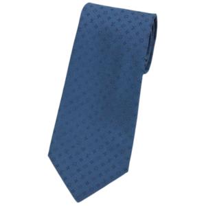 ルイヴィトン ネクタイ M75988 クラヴァット・ネオ モノグラミッシム 8CM ブルーマリーヌ 新品