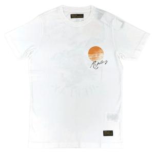 リプレイ Tシャツ M3386 REPLAY メンズ 半袖 丸首 タイガー プリント ホワイト S.M サイズ 04715 アウトレット 紙袋付き｜kaitsukedoh