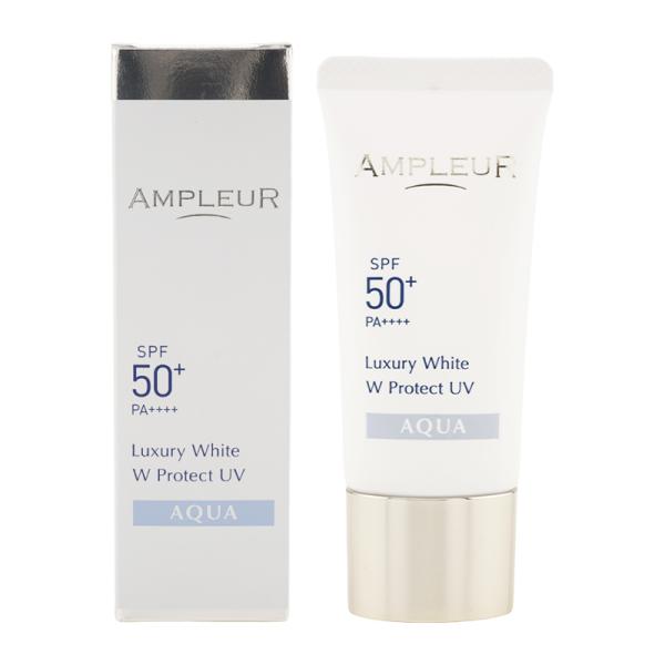 AMPLEUR アンプルール ラグジュアリーホワイト  WプロテクトUV アクア  30g SPF5...