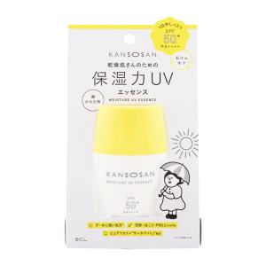 KANSOSAN 乾燥さん 保湿力UVエッセンス 50mL 日焼け止め SPF50+ PA++++ 石けんオフ 汗 水 クリームタイプ [ギフトラッピング対応]