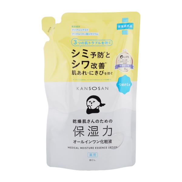 KANSOSAN 乾燥さん 薬用しっとり化粧液 つめ替用 210mL 乾燥 ハリ不足 化粧水 乳液 ...