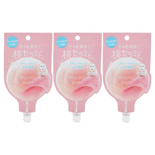 [3個セット]momopuri ももぷり フレッシュピールオフパック 20mL [ぷる桃肌] ほんの...