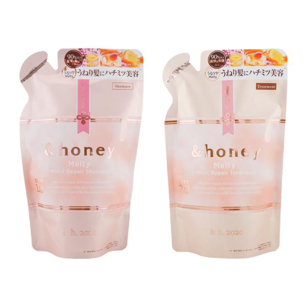 [2個セット]&amp;honey アンドハニー Melty モイストリペア シャンプー ヘアトリートメント...