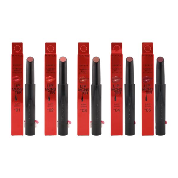 [5種類から選べる]KATE ケイト リップモンスター ツヤバース 2g 口紅 リップグロス 高発色...
