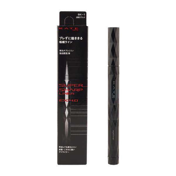 KATE ケイト スーパーシャープライナーEX4.0 BK-1 漆黒ブラック 0.5ml アイライナ...
