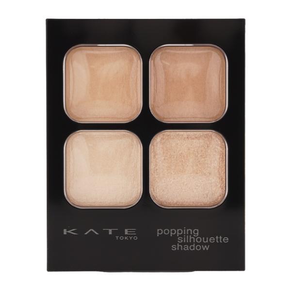 KATE ケイト ポッピングシルエットシャドウ BE-1 シナモンポップ 3.6g マット グリッタ...
