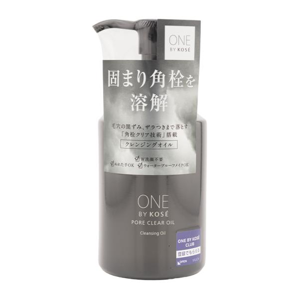 ONE BY KOSE ポアクリア オイル 180mL グリーンフローラルの香り メイク落とし クレ...