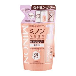 MINON ミノン ミノン全身シャンプー泡タイプ 詰替え 400mL 無香料 ボディケア ボディソープ ハンドソープ 石けん シャンプー レフィル[ギフトラッピング対応]