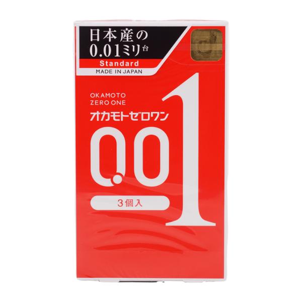 OKAMOTO オカモトコンドームズ オカモト ゼロワン 0.01ミリ 3個入り ポリウレタン (P...