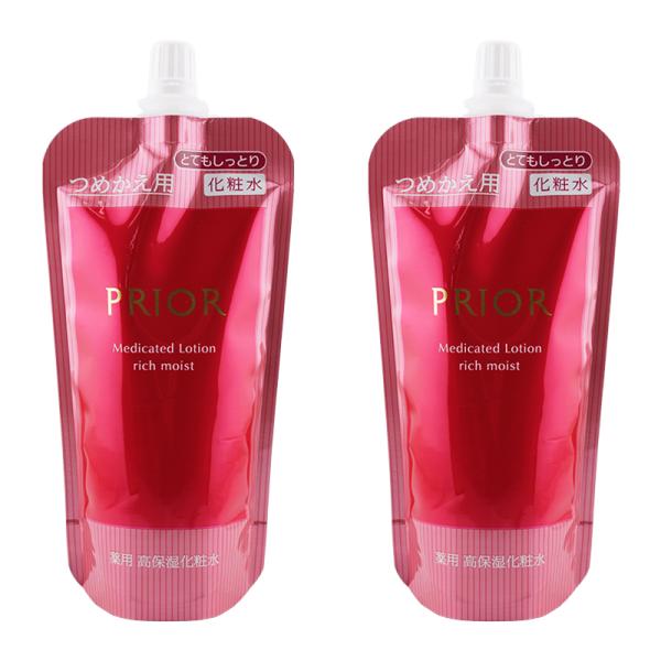[2個セット]PRIOR プリオール 薬用 高保湿化粧水 (とてもしっとり) つめかえ用 レフィル ...