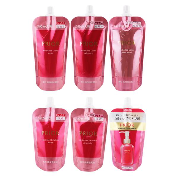 [組合せ自由][2個セット]PRIOR プリオール 薬用 高保湿化粧水 乳液 オールインワン つめか...
