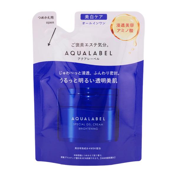 AQUALABEL アクアレーベル スペシャルジェルクリーム EX ブライトニング 詰替え 81g ...