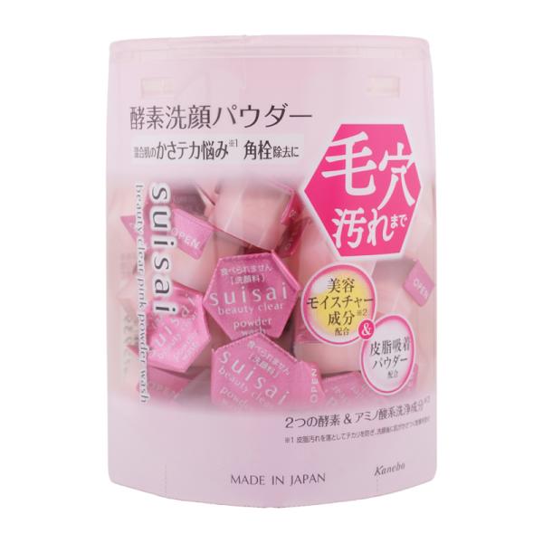 [箱なし]suisai スイサイ ビューティクリア ピンク　パウダーウォッシュ 0.4g×32個 酵...