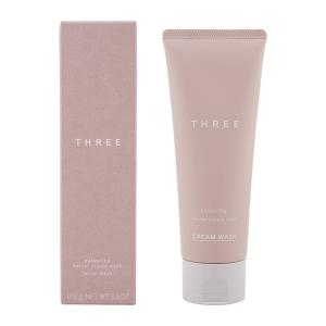 THREE スリー バランシングネクター クリーム ウォッシュ G 100g 洗顔料 濃密泡 フェイスウォッシュ 植物エキス配合 [ギフトラッピング対応]｜かいちゃんのお店