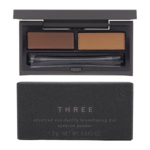 THREE スリー アドバンスドアイデンティティ ブラウシェーピングデュオ[01 ブロンド] 眉墨 アイブロウ ワックス パウダー [ギフトラッピング対応]｜かいちゃんのお店