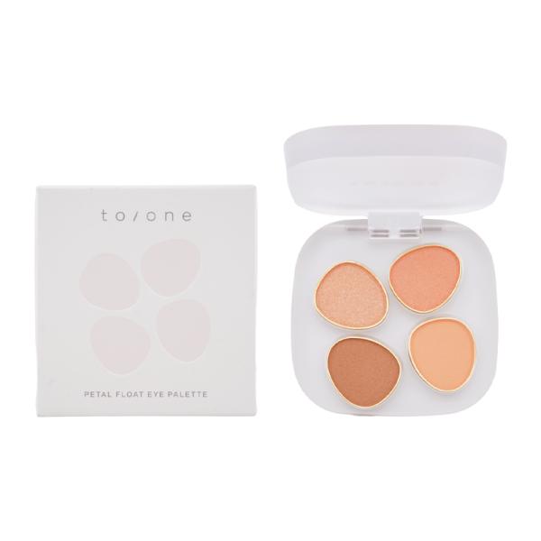 to/one トーン ペタル フロート アイパレット [01 Tangerine Beige]アイカ...