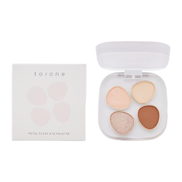 to/one トーン ペタル フロート アイパレット [08 Classy Beige]アイカラー ...
