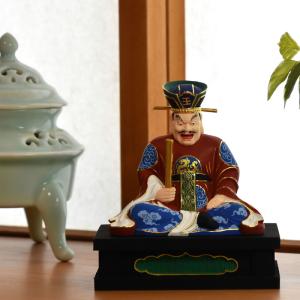 開運招福 木彫 柘植【七福神宝船】 幅16cm : 海宇工芸館 Yahoo!店