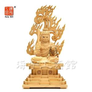 仏像】不動明王立像3.5寸、高級檜上彫 : 仏壇・位牌・仏像専門店