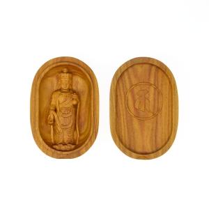 【フォロー割・新品】 香合仏　千手観音菩薩　白檀　仏龕　懐中仏　千手観音 厄除け香合仏 千手観音菩薩（子年） | 仏壇・仏具 滝田商店