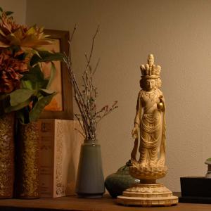 十一面観音菩薩 白木製 3.5寸 : 仏壇・仏具販売-仏壇屋 滝田商店