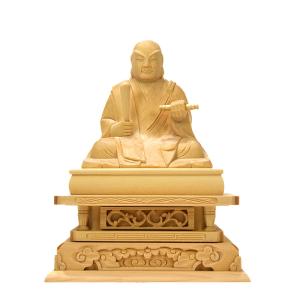 日蓮聖人(日蓮宗) 白木製 1.8寸 : 仏壇・仏具販売-仏壇屋 滝田商店