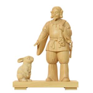 木彫り神像 稲荷大神【最上位経王大菩薩（最上尊）】 楠木（クスノキ