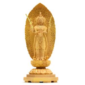 開運招福 木彫 柘植【七福神宝船】 幅16cm : 海宇工芸館 Yahoo!店