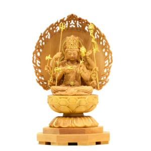 木彫り仏像-小仏 【大随求菩薩(だいずいきゅうぼ...の商品画像
