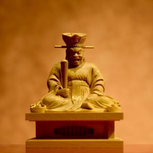 からす天狗面 木彫り 楠面 お面 鴉天狗 : 仏像と縁起物の専門店 龍祥