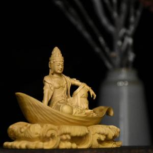 ☆木彫り仏像 【微笑み童地蔵菩薩】（ほほえみわらべじぞうぼさつ） 総