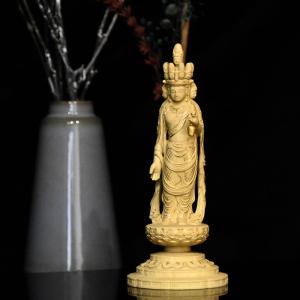 十一面観音菩薩 白木製 3.5寸 : 仏壇・仏具販売-仏壇屋 滝田商店