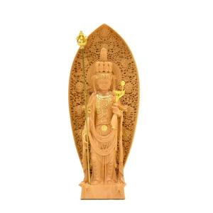 木彫り仏像-小仏 長谷寺形【十一面観音菩薩】 ...の詳細画像1
