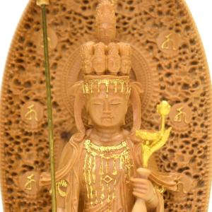 木彫り仏像-小仏 長谷寺形【十一面観音菩薩】 ...の詳細画像2