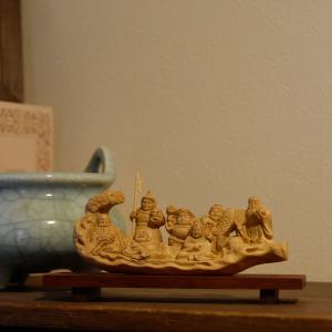 木彫り仏像 香合仏/懐中仏 【聖観音菩薩立像】 白檀（びゃくだん