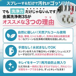 スリーエス 金属洗浄剤 3S ジェット スプレ...の詳細画像2