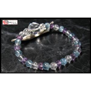 クンツァイト ブレスレット 7mm 16.5cm レディースS サイズ 9月