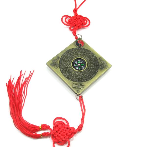 風水羅盤 風水盤 十二支八卦鏡牌 太極 十二方位 風水鏡 風水 開運 守護 お守り 飾り グッズ ア...